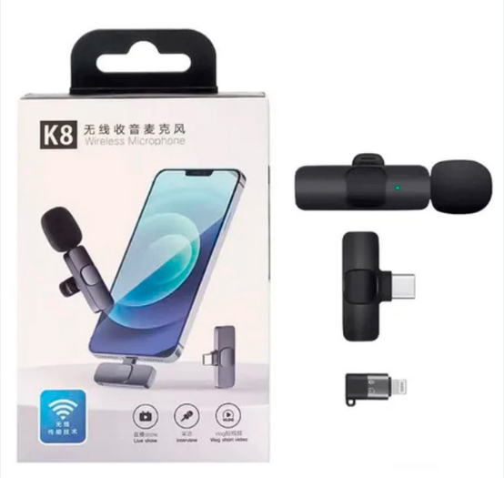 MICROFONO k8 TIPO C O IPHONE